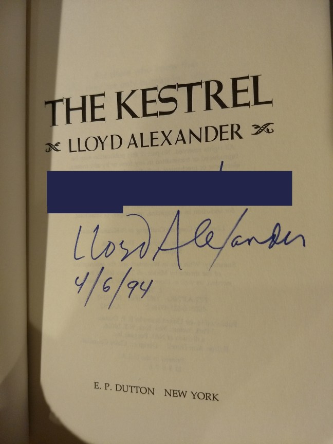 Signed Kestrel